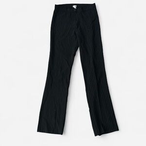 vintage 90s pinstripe bootcut trousers